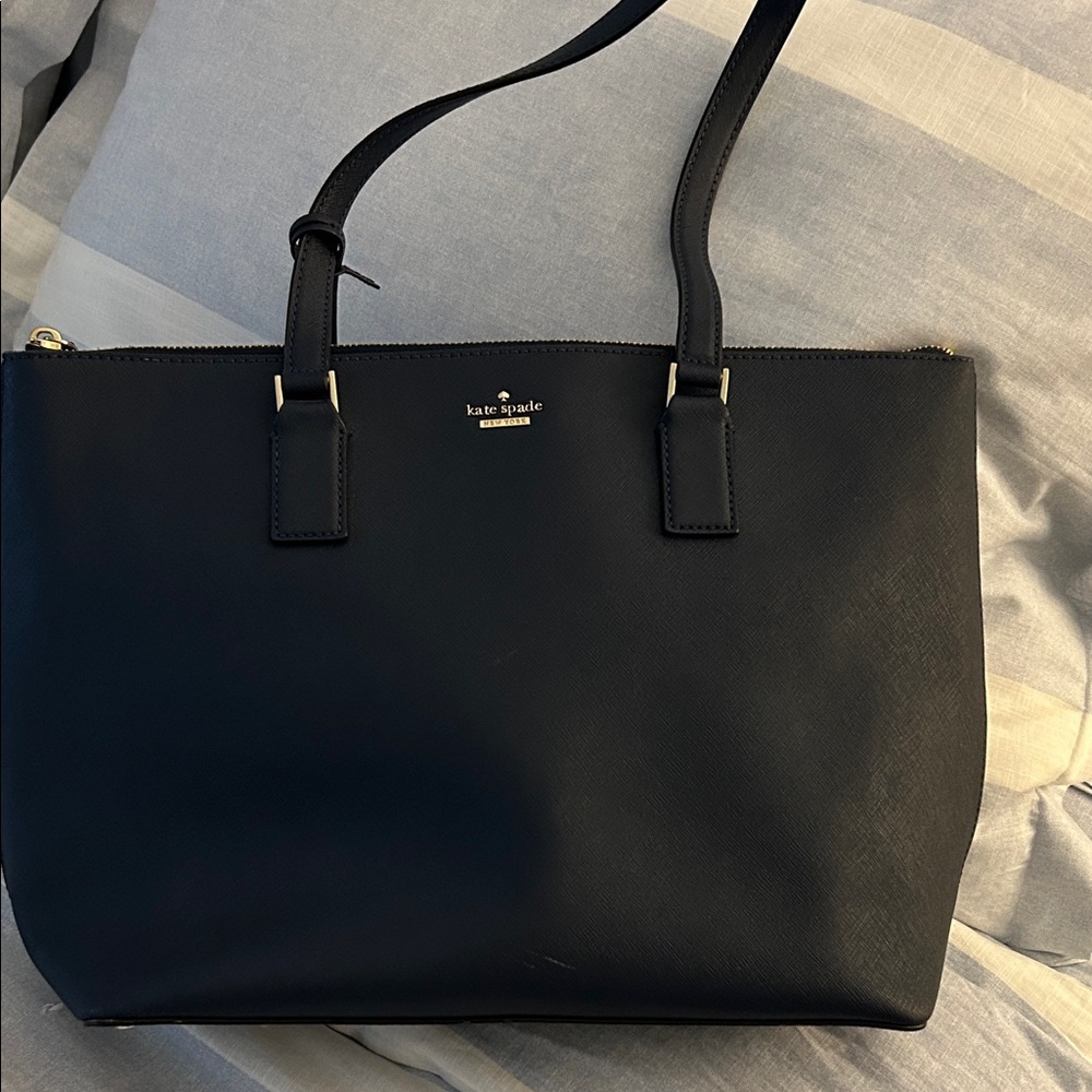 Kate Spade navy Leather Tote